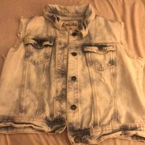Mudd Lightwash Denim Vest